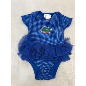 Florida Gators Baby Girl 12M Tutu Bodysuit by Two Feet Ahead